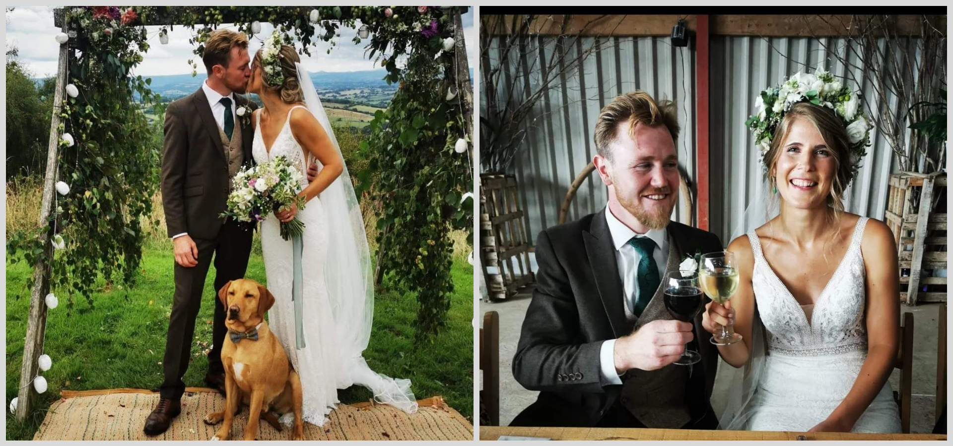 Image of 3 bridesmaids with their hair done by Bethany Eleanor Mobile Hair & Beauty